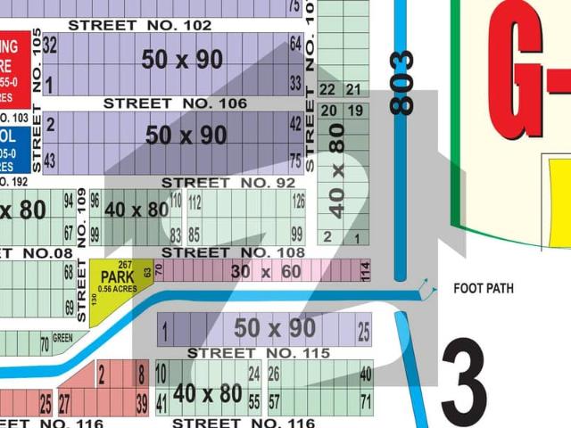 30x60 Extra Land Prime Location Plot For Sale G 14/3
