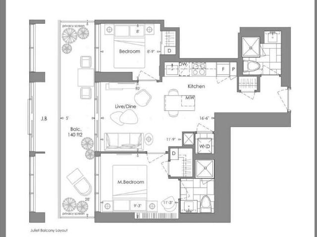 3101 7 Grenville Street, Toronto | 2Beds/2Bath, Condo, $3,500/mo | Condos. Ca