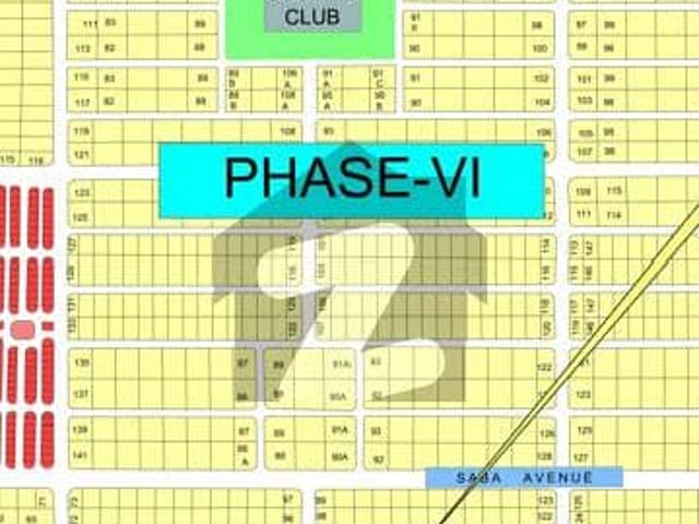 333 yard plot For sale DHA phase 6 near seaview