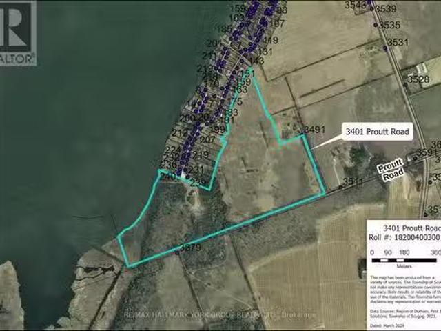 3401 Proutt Road, Scugog, ON, L0B 1J0 vacant land for sale.
