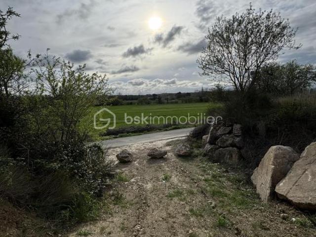 34500 BEZIERS LA CHEVALIÈRE TERRAIN À BÂTIR POSITION DOMINANTE SANS VIS À VIS 1103m2