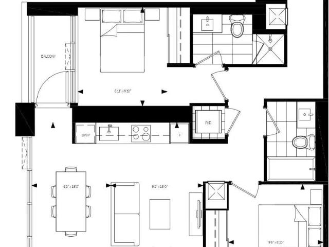 3502 Sherbourne Street, Toronto | 2Beds/2Bath, Condo, $3,200/mo | Condos. Ca
