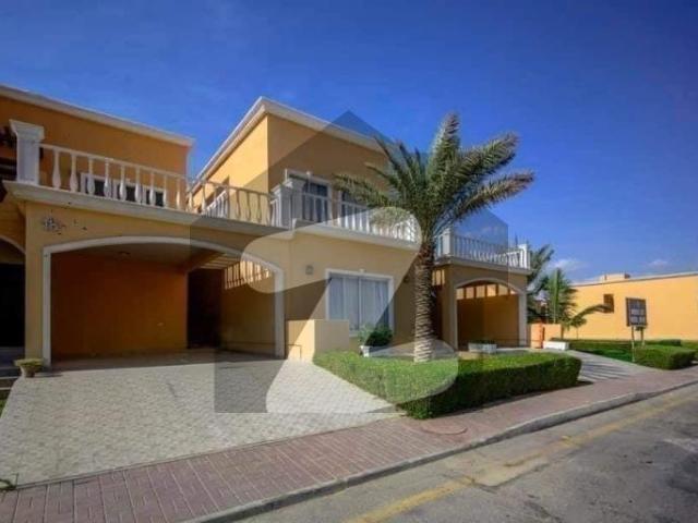 350 sq Yd 4Bed DDL Sports Villas With 100sq Yd BackYard LAWN At LOWEST RATE Of MARKET Bahria Sports City