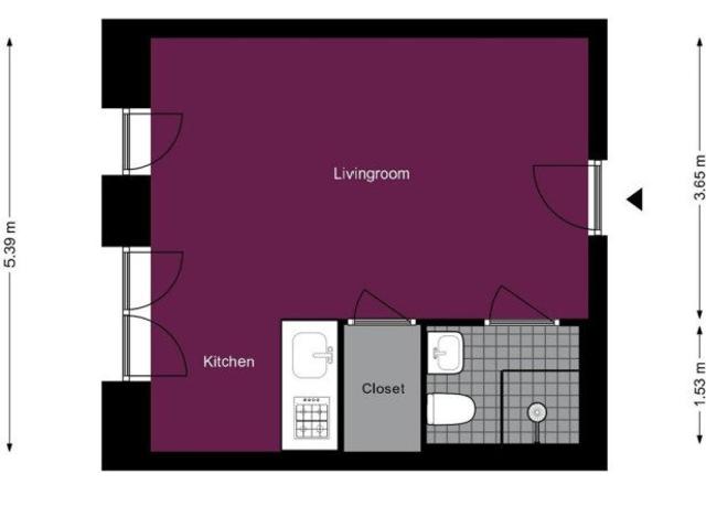 35 m² lejlighed med overtagelse fra september 2026