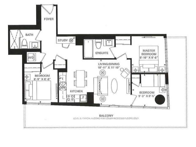 3711 Blue Jays Way, Toronto | 3Beds/2Bath, Condo, $3,900/mo | Condos. Ca