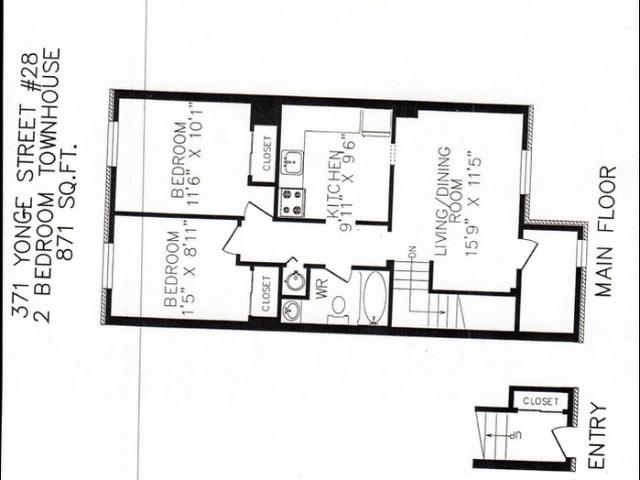 371 Yonge Street 2 Bedroom Apartment for Rent at 371 Yonge St, Kingston, ON K7M 1G2 Portsmouth