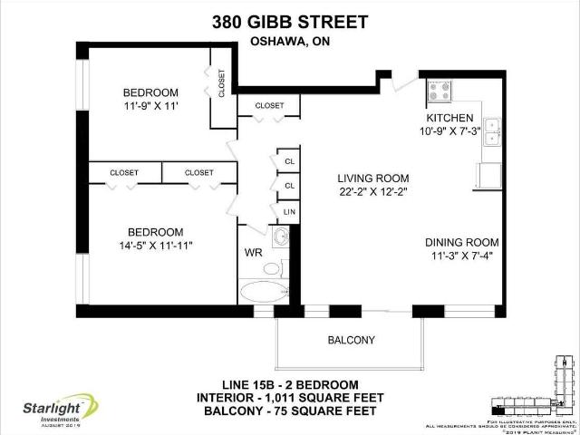 380 Gibb St 2 Bedroom Apartment for Rent at 380 Gibb St, Oshawa, ON L1J 1Z3 Vanier