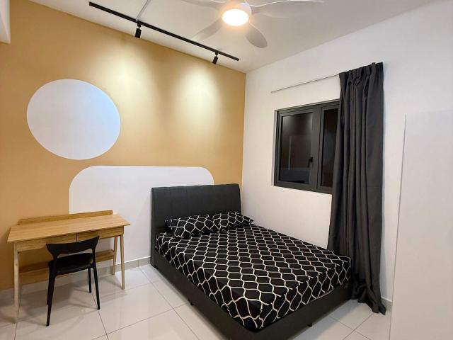 3 mins walk to mrt taman pertamanew furnished unitmiddle room at nexus residence taman pertama, cheras kl