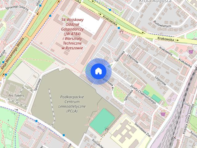 3 niezależne pokoje blisko UR Rzeszów, Sportowa
