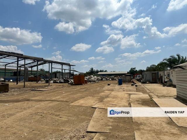 3 acres industrial land with pagar, Jalan Harmoni, Simpang Tiga Ijok, Selangor