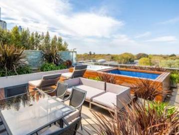 3 Ambientes en Zencity con terraza propia y 2 cocheras venta con renta