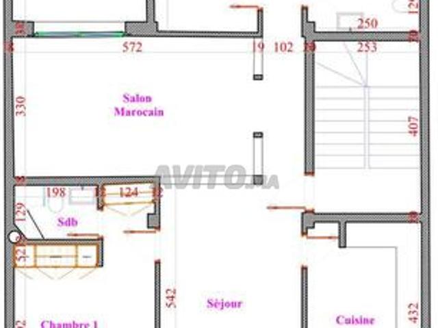 3 Appartements à vendre 90 m² à Bouznika