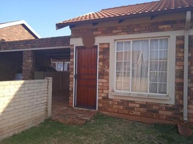 3 bed, 1 bath townhouse on the marke.