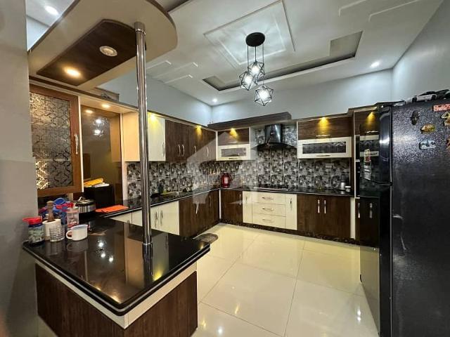3 Bed Drawing Dining With Servant Quarter 600 Yard 1st Floor With Roof Bungalow Portion West Open Corner Boundary Wall Covered Society Available For Rent Prime Location Tipu Sultan Road