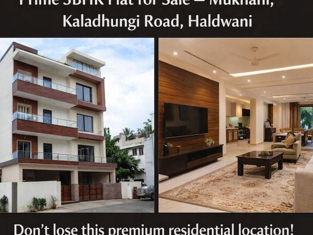 3 Bedroom 2200 Sq.Ft. Apartment in Mukhani Haldwani Listing ID: #9781