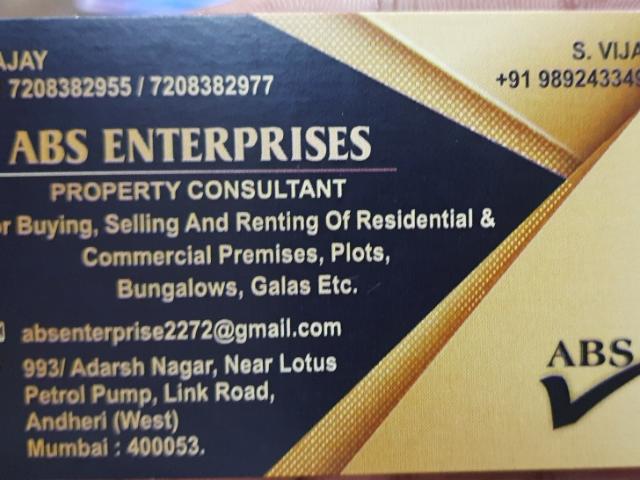 3 Bedroom 882 Sq.Ft. Apartment in Andheri West Mumbai Listing ID: #9577