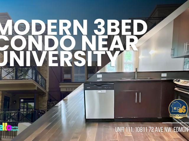 3 Bedroom Condo for Rent at 10811 72 Ave Nw, Edmonton, AB T6E 1A4 Queen Alexandra
