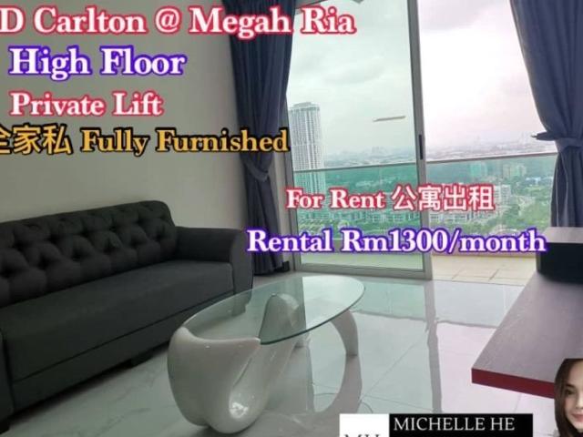 3 Bedroom Condo for rent in Taman Megah Ria, Johor