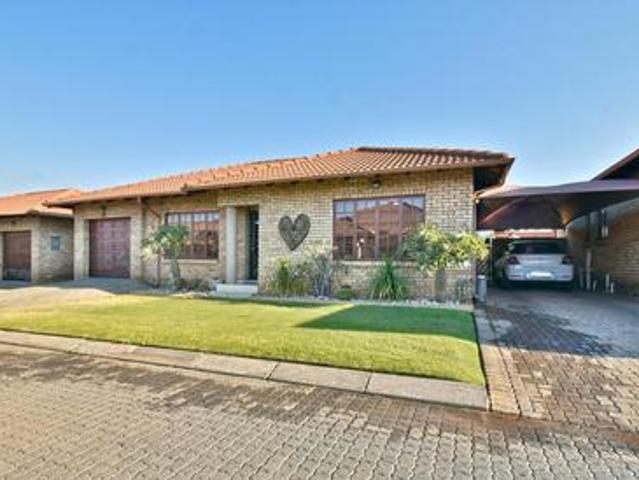 3 bedroom cluster up for acquisition.