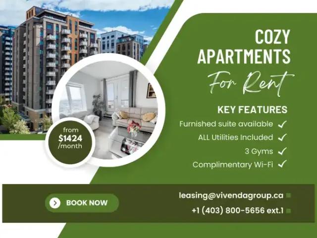 3 Bedroom Apartment Calgary AB 102242847