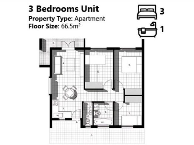 3 Bedroom Apartment / Flat For Sale in Protea Glen