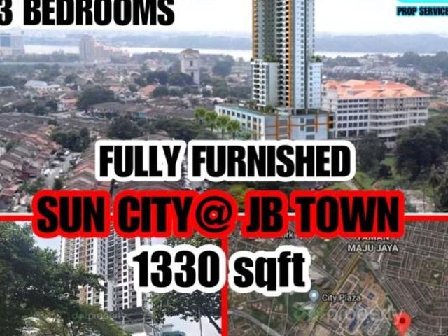 3 Bedroom Apartment for rent in Johor Bahru, Johor
