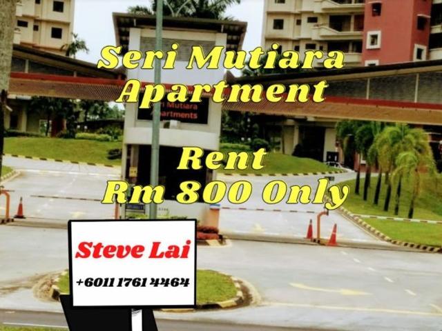 3 Bedroom Apartment for rent in Taman Seri Alam, Johor