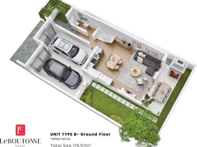 3 Bedroom Duplex in Paarl South