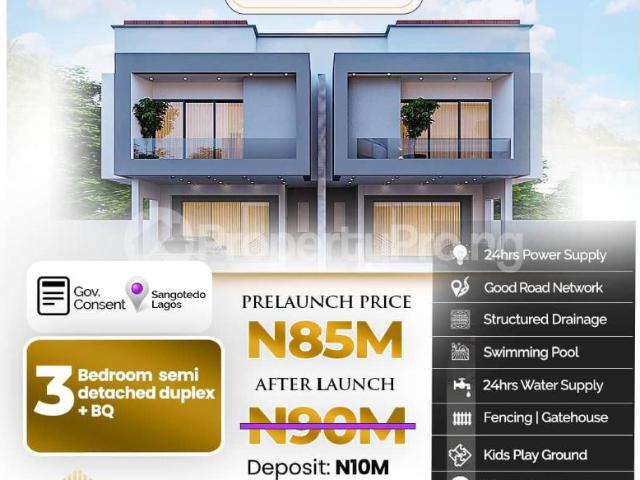 3 Bedroom House in Sangotedo Ajah Lagos | House for sale in ajah | House in ajah | 3 Bedroom | PropertyPro Nigeria