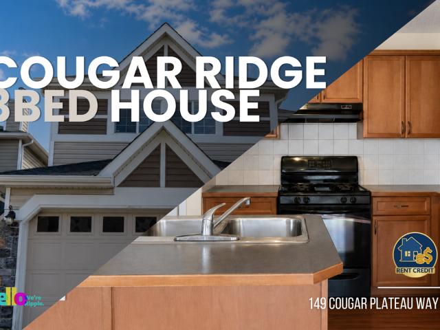 3 Bedroom Home for Rent at 149 Cougar Plateau Mews Sw, Calgary, AB T3H 5S1 Cougar Ridge