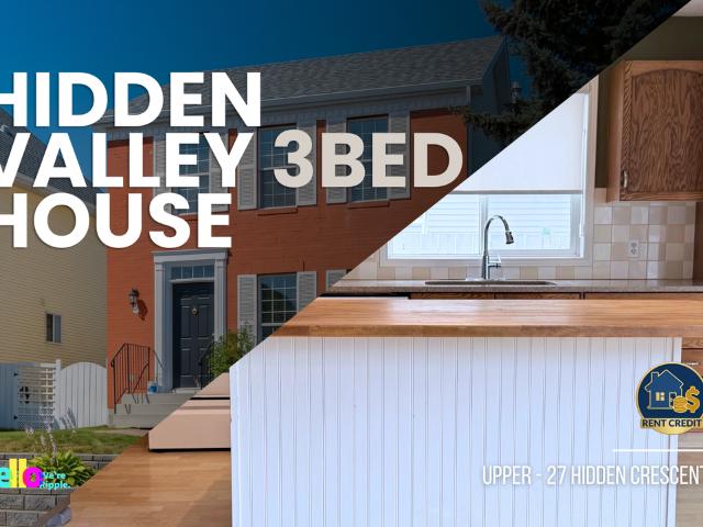 3 Bedroom Home for Rent at 27 Hidden Cres Nw, Calgary, AB T3A 5L3
