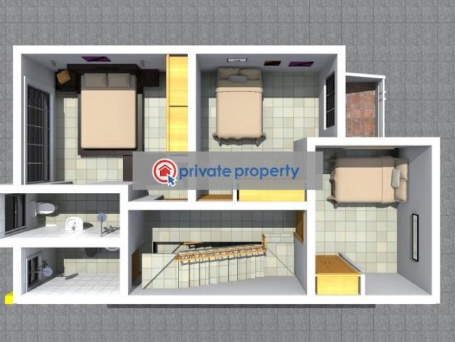 3 Bedroom Maisonette Master Ensuite With 3 Floors And Dsq 3d Pictures Attached