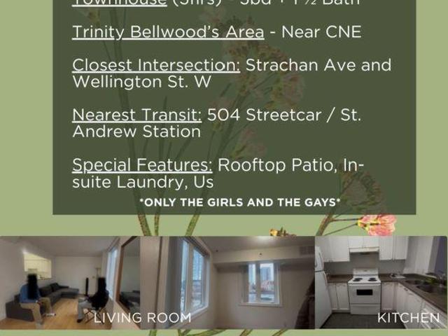 3 Bedroom Shared Living/roommate Toronto ON 97421872