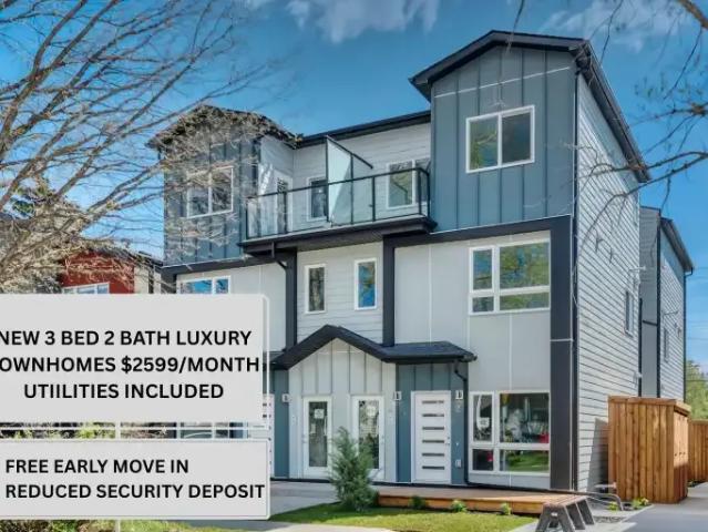 3 Bedroom Townhouse Calgary AB 102883462