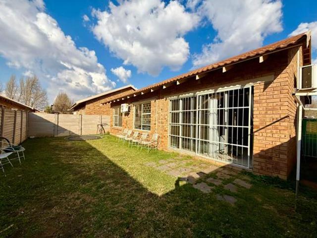3 Bedroom Townhouse in Quaggafontein