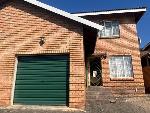 3 Bedroom Townhouse in Tzaneen