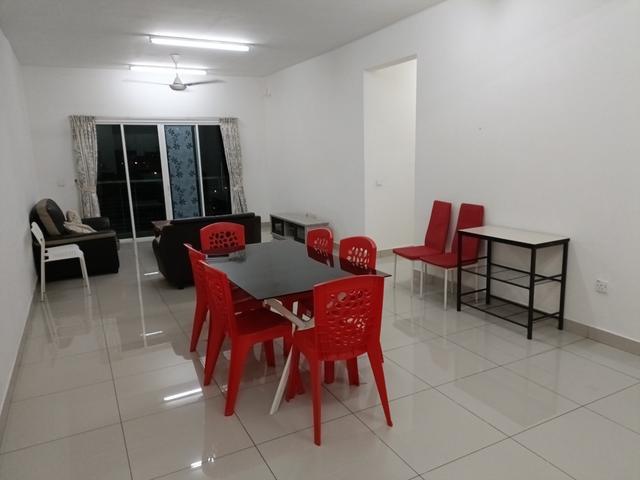 3 bedrooms Perling Heights Taman Perling Fully Furnish Morning Sun