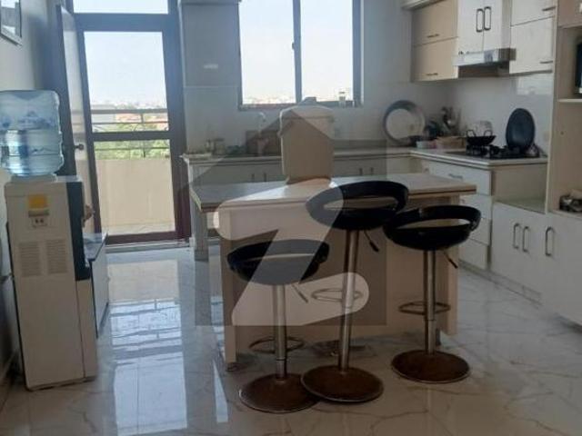 3 Beds D/ Fully Furnished Flat For Rent In Small Nishat Commerical DHA Phase 6