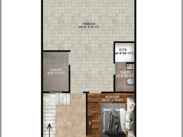 3 BHK Villa in Chinhat for resale Lucknow. The reference number is 16884667