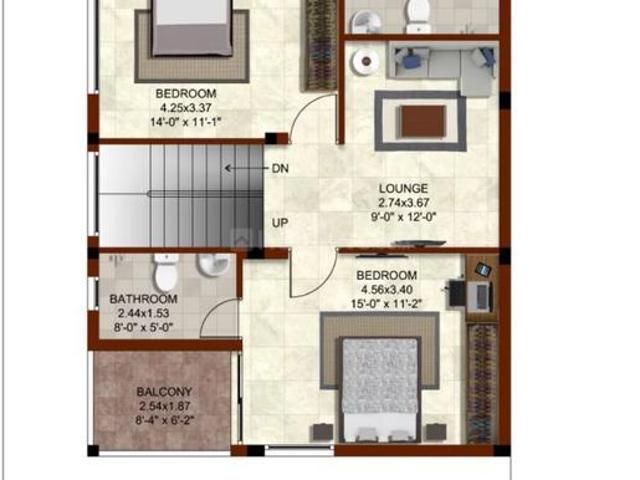 3 BHK Villa in Irandankattalai for resale Chennai. The reference number is 20673037
