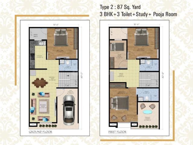 3 BHK Villa in Noida Extension for rent Greater Noida. The reference number is 17803545
