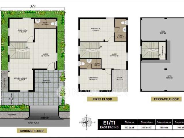 3 BHK Villa In Praneeth Pranav Knightwoods For Sale In Beeramguda