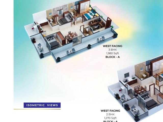 3 BHK Apartment in Chandanagar for resale Hyderabad. The reference number is 20136098