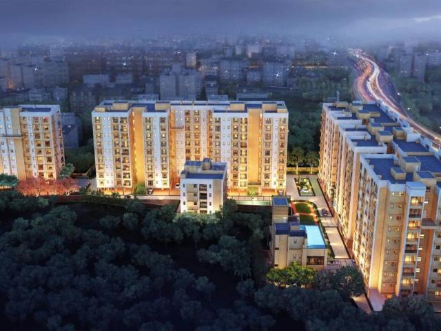 3 BHK Apartment in Chinar Park for resale East Kolkata. The reference number is 17029229