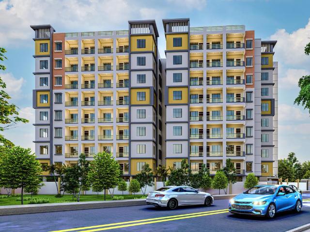 3 BHK Apartment in Arrah Kalinagar for resale Durgapur. The reference number is 17040181