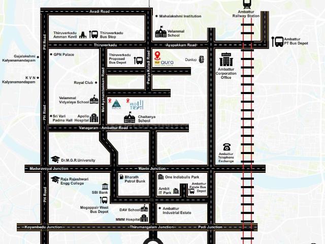 3 BHK Apartment in Ayappakkam for resale Chennai. The reference number is 20045816