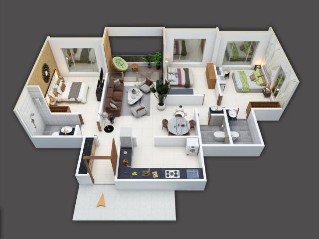 3 BHK Apartment in Bavdhan for resale Pune. The reference number is 20591879