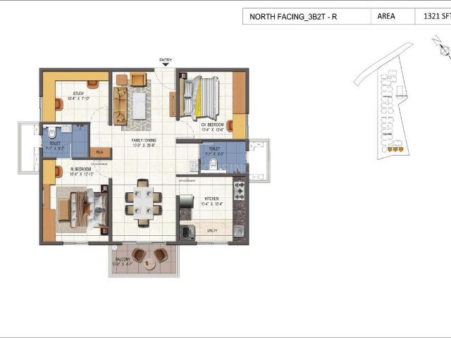 3 BHK Apartment in Bachupally for resale Hyderabad. The reference number is 16988951