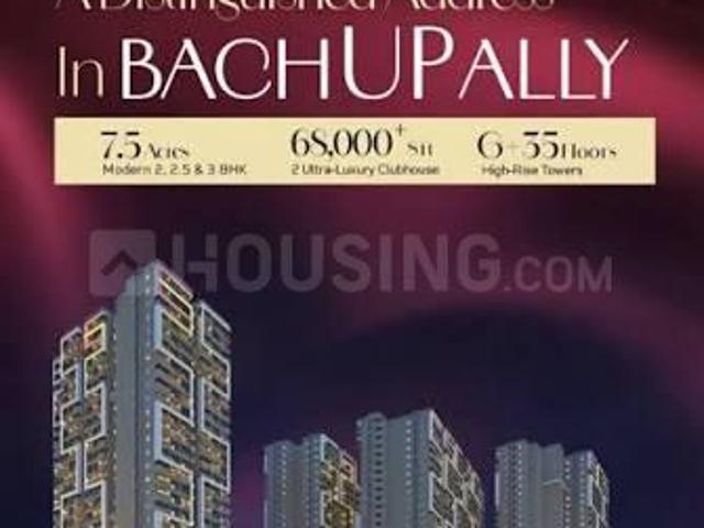 3 BHK Apartment in Bachupally for resale Hyderabad. The reference number is 20559253