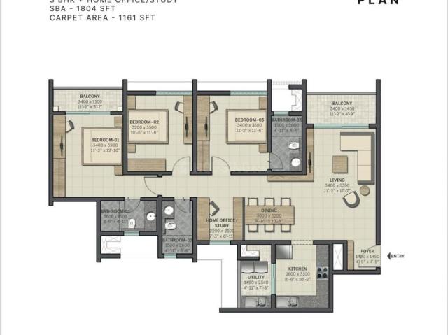 3 BHK Apartment in Balagere for resale Bengaluru. The reference number is 20296830